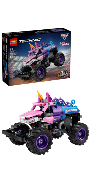 LEGO® Technic 42220 Monster Jam™ Sparkle Smash™ s natahovacím motorem