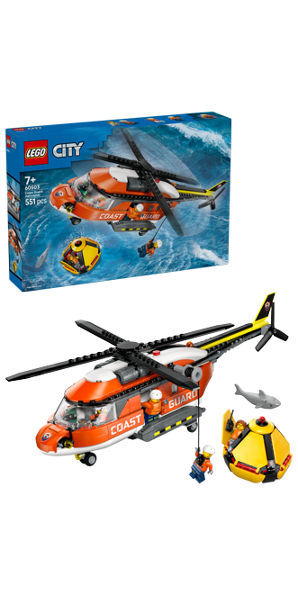 LEGO® City 60503 Helikoptéra pobřežní hlídky