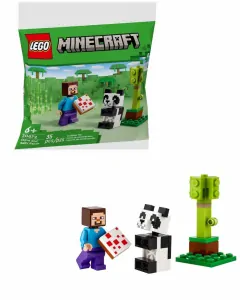 LEGO® 30672 Steve and Baby Panda polybag
