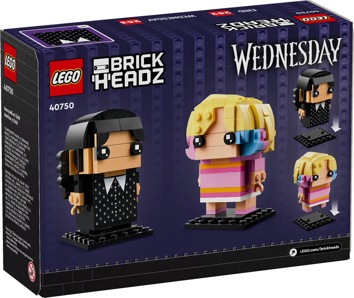 LEGO® BrickHeadz 40750 Wednesday a Enid