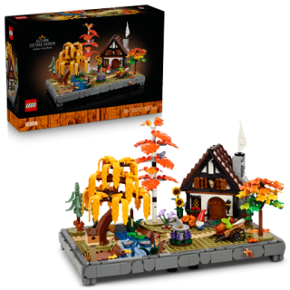 LEGO® Icons 11372 Chata a podzimní zahrada