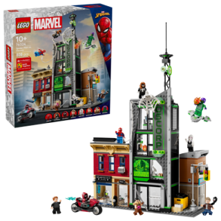 LEGO® ǀ Marvel Spider-Man vs. Oscorp, Kids’ Super Hero Building Kit 76324