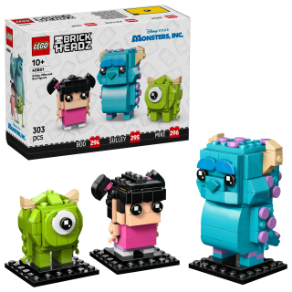 LEGO® BrickHeadz 40861 Figurky: Sulley, Mike a Boo