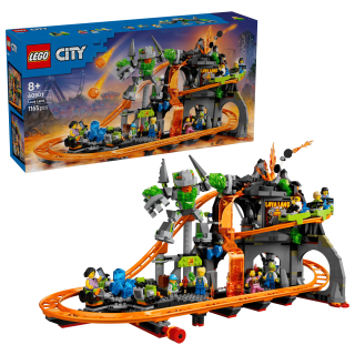 LEGO® 60501 CITY Zábavní park Lava Land s horskou dráhou